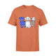 3 Dachshund Doxie Patriotic US American Flag July 4th Shirt T-Shirt