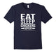 Eat Sleep Chickens Repeat Cool Farming Funny Tee