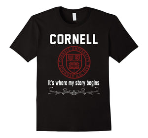Cornell T Shirt It Where My Story Begin