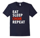 Eat Sleep Choir Repeat Funny Shirt Glee Club Singing Singer