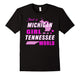 Copy Of Just A Michigan Girl In A Tennessee World T-Shirt