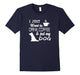 I Just Want To Drink Coffee And Pet My Dog T Shirt