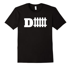 D Fence Defence Football Sports T Shirt