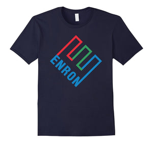 Enron Vintage Logo On A Tee Shirt