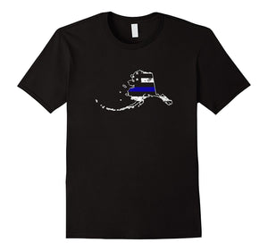 Alaska Thin Blue Line Police T-Shirt