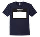 Dicky Ticker Hello T-Shirt My Name Is