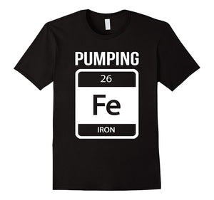 Ah Designs Pumping Iron Fe T-Shirt For Lifting