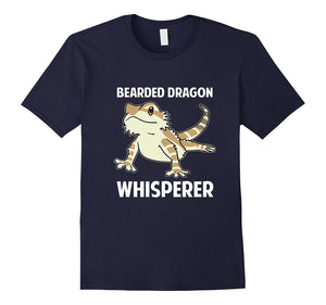 Bearded Dragon Whisperer T-Shirt Funny Animal Zoo Farm Gift
