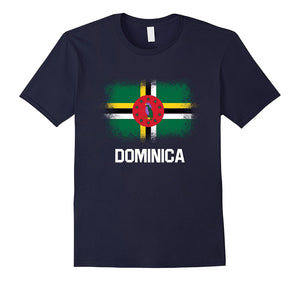 Dominica Flag Shirts Vintage Distressed Shirt