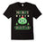 Christmas Cat T Shirt Cute Kitten Merry Xmas Santa Hat Tee