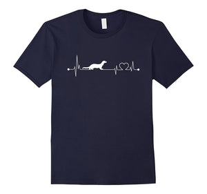 Ferret T-Shirt, I Love Ferret Heart Beat
