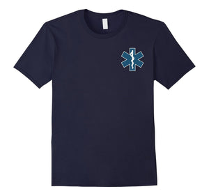 Emt-Ems-My Dad The Emt Is My World-Paramedic T Shirt