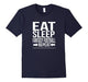 Eat Sleep Fantasy Football Repeat Cool Sports Funny Tee