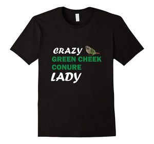 Crazy Green Cheek Conure Lady