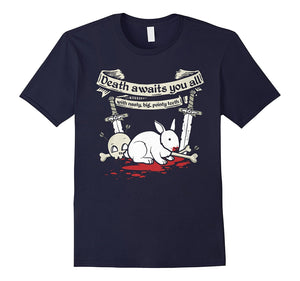 Death Awaits You All Halloween T-Shirt