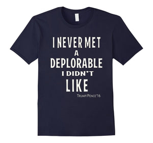 Deplorable Tee Shirt Shows How Trump Supporters Feel