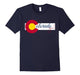 Colorado Flag Girl T Shirt - Colorado Day Shirts Tee