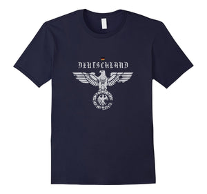 Deutschland German Shirt, Eagle With Skull, Vintage