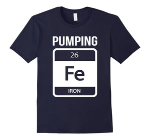 Ah Designs Pumping Iron Fe T-Shirt For Lifting