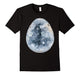 Celestite Egg Geode Light Blue On A Tee Shirt