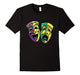 Comedy Tragedy Mardi Gras Masks Tee Shirt