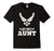 Air Force Aunt T-Shirt Birthday Gift