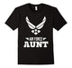 Air Force Aunt T-Shirt Birthday Gift
