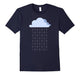 Digital Rain - Digits And Cloud T-Shirt