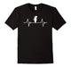 Bassist Heart Beat Bass Player Shirt