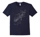 Appalachian Trail Hand-Drawn Map Vintage Look T-Shirt