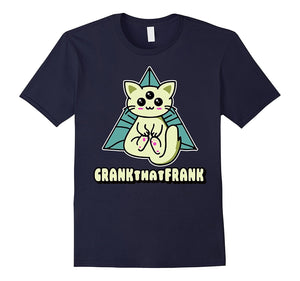 Crankthatfrank T-Shirt Frank Gioia Cat In Triagle Tee