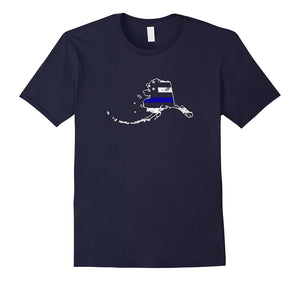 Alaska Thin Blue Line Police T-Shirt