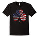 Irish American Flag Shamrock Tshirt