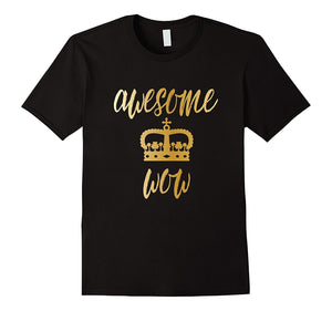 Awesome Hat Of King Wow T Shirt
