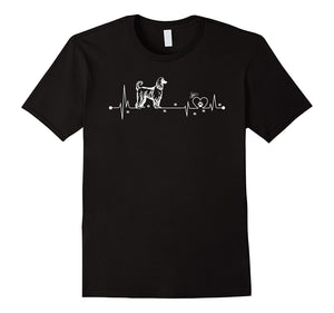 Afghan Hound T-Shirt, I Love Afghan Hound Heart Bea