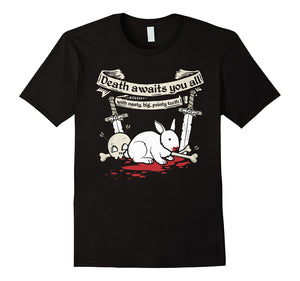Death Awaits You All Halloween T-Shirt