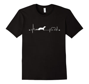 Ferret T-Shirt, I Love Ferret Heart Beat