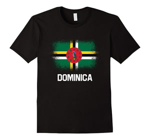 Dominica Flag Shirts Vintage Distressed Shirt