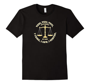 Attorney Scales Of Justice T-Shirt Lawyer T-Shirt