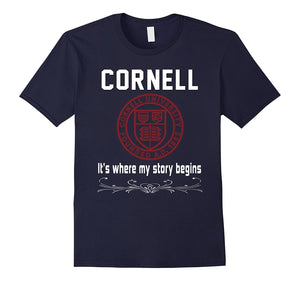 Cornell T Shirt It Where My Story Begin