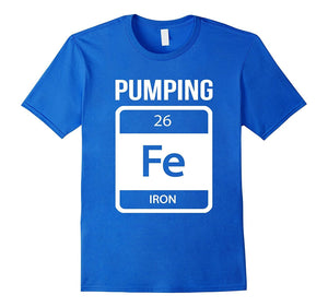 Ah Designs Pumping Iron Fe T-Shirt For Lifting