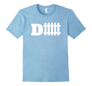 D Fence Defence Football Sports T Shirt