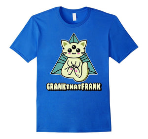 Crankthatfrank T-Shirt Frank Gioia Cat In Triagle Tee