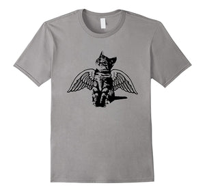 Cat Tshirt: Angel Cat Shirt