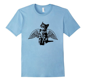 Cat Tshirt: Angel Cat Shirt