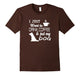 I Just Want To Drink Coffee And Pet My Dog T Shirt