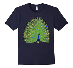 Beautiful Peacock On A Tee Shirt