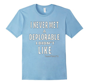 Deplorable Tee Shirt Shows How Trump Supporters Feel
