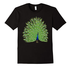 Beautiful Peacock On A Tee Shirt