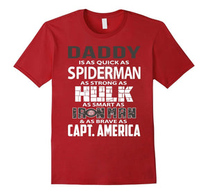 Daddy You Are My Favorite Superhero Family T-Shirt